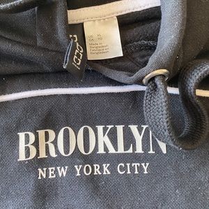 H&M cropped black hoodie!